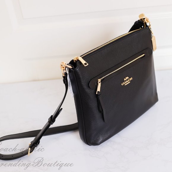 Coach Bags Nwt Coach F34823 Mae Pebble Leather Crossbody Bag Poshmark